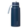 B.box Stainless steel thermal bottle with straw - MIDNIGHT  Bezpečné pro potraviny