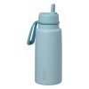 B.box Stainless steel thermal bottle with straw - LAGOON  Bezpečné pro potraviny