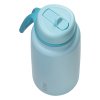 B.box Stainless steel thermal bottle with straw - LAGOON  Bezpečné pro potraviny