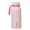 B.box Stainless steel thermal bottle with straw 1L - PINKPARADISE  Bezpečné pro potraviny