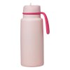 B.box Stainless steel thermal bottle with straw 1L - PINKPARADISE  Bezpečné pro potraviny