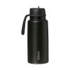 B.box Stainless steel thermal bottle with straw 1L - DEEP SPACE  Bezpečné pro potraviny