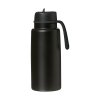 B.box Stainless steel thermal bottle with straw 1L - DEEP SPACE  Bezpečné pro potraviny