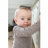 Mikk - line baby wool bodysuit 6015 - Melange Denver  MERINO WOOL