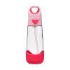B.box drink bottle with straw 600ml - flamingo  Bezpečné pro potraviny