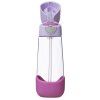 B.box drink bottle with straw 600ml - sugar plum  Bezpečné pro potraviny