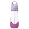 B.box drink bottle with straw 600ml - sugar plum  Bezpečné pro potraviny