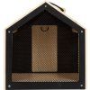 small foot Plush rabbit in a hutch with a run