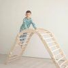 BusyKids Large folding climbing set unvarnished