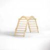 BusyKids Large folding climbing set unvarnished