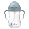 B.box první hrneček s brčkem 240 ml modrý