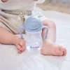 B.box první hrneček s brčkem 240 ml modrý