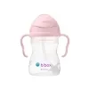 B.box první hrneček s brčkem 240 ml růžový