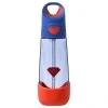 B.box láhev na pití s brčkem 600ml - Superman