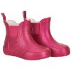 CeLaVi dívčí kotníkové holínky s glitry 320097 - 5460  NATURAL RUBBER