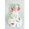 Cotton baby swaddle / scarf with hat set Dreamweaver