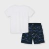 Mayoral boys' t-shirt and shorts set 3645 - 034