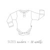 Snuggle Hunny Kids long-sleeved bodysuit Eucalypt GOTS  Organic cotton, GOTS