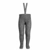 merino wool tights elastic 967suspenders light grey