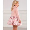 Abel & Lula girl's cardigan with fur collar 5857-083