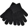 Mikk - Line kids' wool gloves 3-pack 93030 Black-Antrazite-Black  Wave