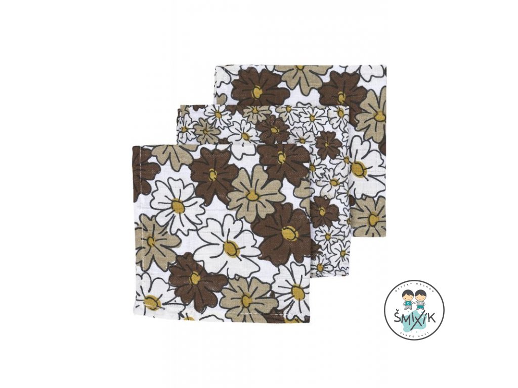 Meyco Plienka-žinka 3ks Vintage flower Taupe