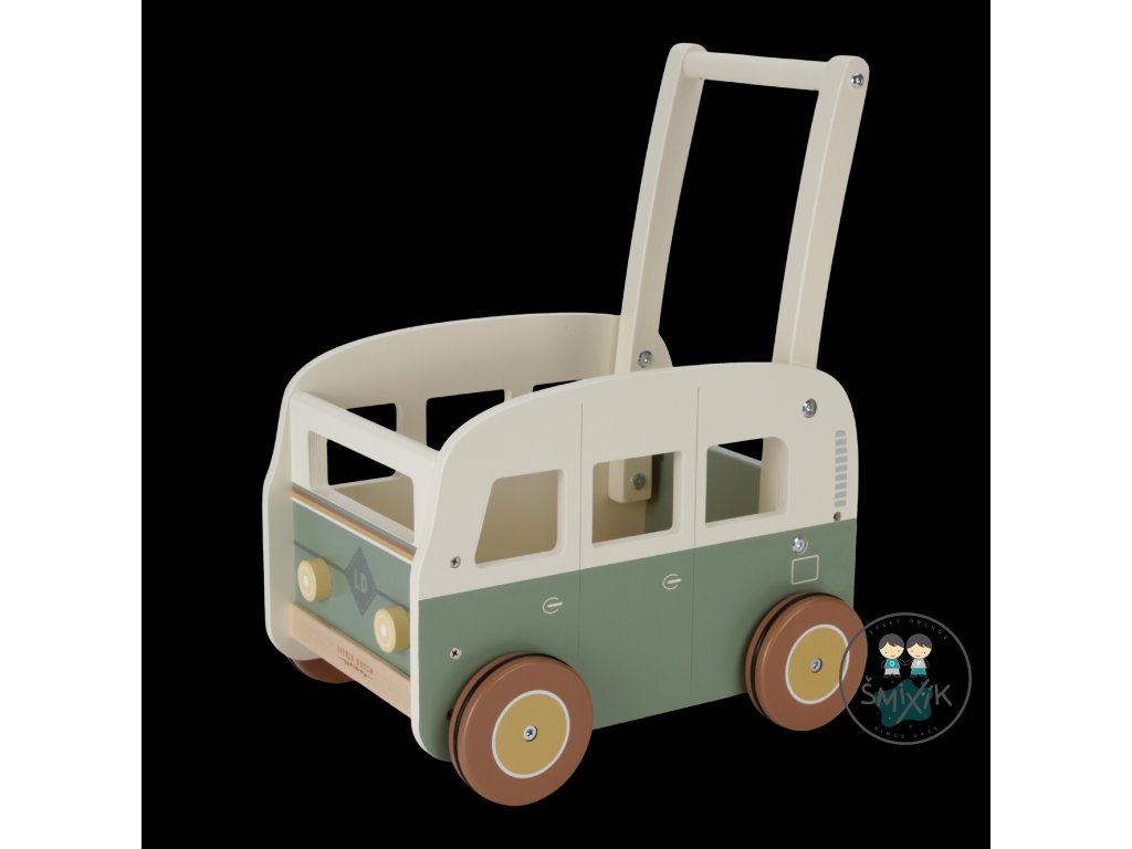 Karavan vozík drevený Vintage