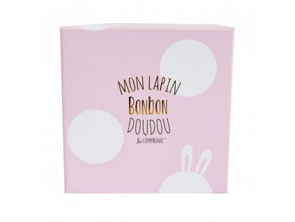 DC1308 DouDou et Compagnie Lapin Bonbon Zajačik ružový capačky PM 0-6m