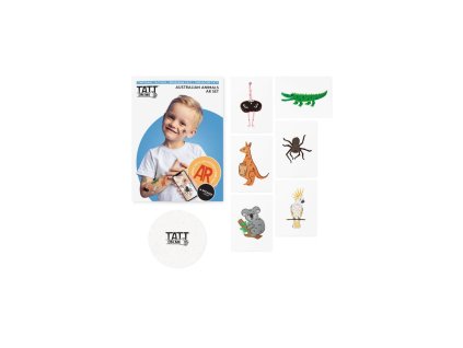 TATTonMe Živé tetovačky pre deti Austrálske zvieratá