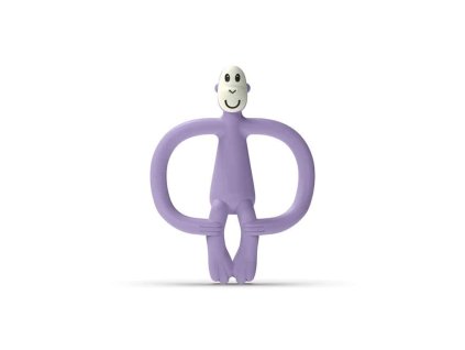 HRYZÁTKO A ZUBNÁ KEFKA MATCHSTICK MONKEY TEETHER PURPLE