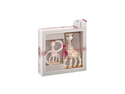 vulli darkovy set zirafa sophie kousatko