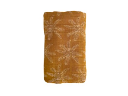 ob designs muselinova plenka 120x120 ginger palm print