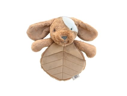 ob designs mazlik plysovy pejsek taupe svetla skvrna