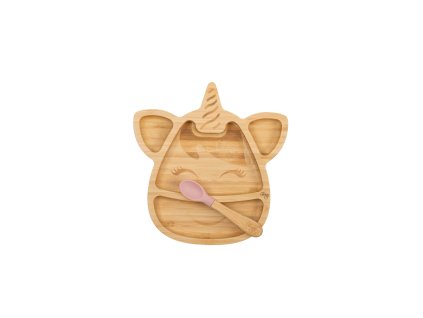 citron bambusovy talirek s prisavkou a lzickou jednorozec