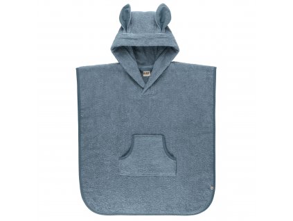 BIBS Kangaroo ponco z BIO bavlny Petrol I 9418260 5713795242214