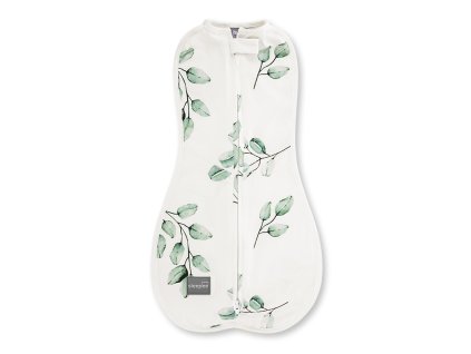 Zavinovačka Sleepee First Step Swaddle s čiapočkou zdarma Eukalyptus