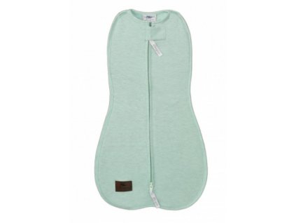 Zavinovačka Sleepee First Step Swaddle s čiapočkou zdarma mintová