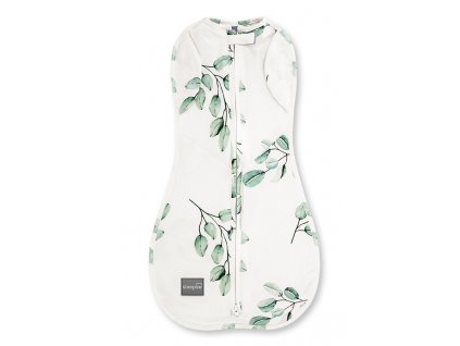 Zavinovačka Sleepee Second Step Swaddle s čiapočkou zdarma Eukalyptus