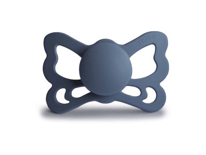 ANATOMICKÝ CUMLÍK FRIGG BUTTERFLY SLATE, 6-18M, SILIKÓN