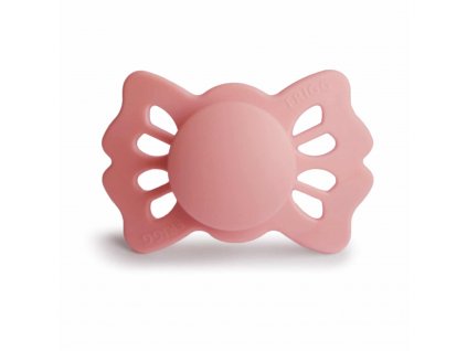 SYMETRICKÝ CUMLÍK FRIGG LUCKY PRETTY IN PEACH, 0-6M, SILIKÓN