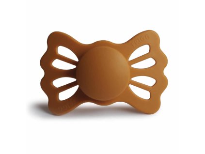 SYMETRICKÝ CUMLÍK FRIGG LUCKY HONEY GOLD, 6-18M, SILIKÓN