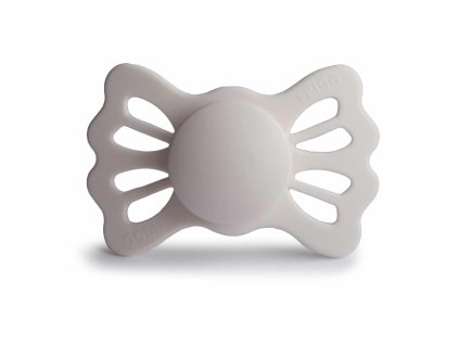 SYMETRICKÝ CUMLÍK FRIGG LUCKY SILVER GRAY, 6-18M, SILIKÓN