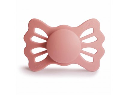 SYMETRICKÝ CUMLÍK FRIGG LUCKY PRETTY IN PEACH, 6-18M, SILIKÓN