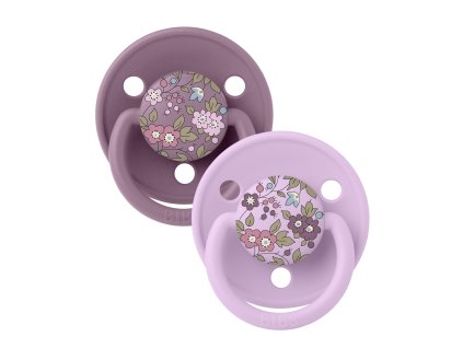 BIBSxLIBERTY DeLux cumliky zo silikonu 2ks VioletSky Mauve