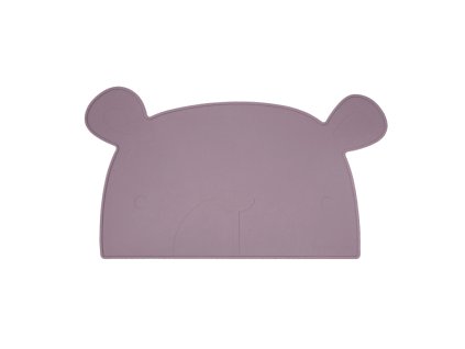 SILIKÓNOVÁ PODLOŽKA MEDVEĎ LILI PLUM