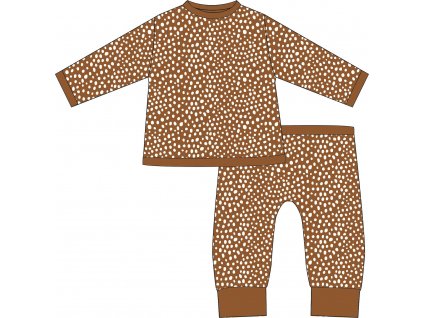 Meyco Detské pyžamo 74/80 Cheetah - Camel