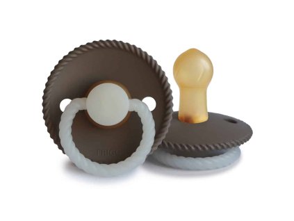 OKRÚHLY CUMLÍK FRIGG ROPE PORTOBELLO NIGHT, 0-6M, KAUČUK