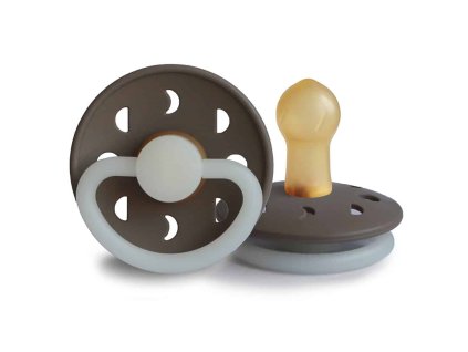 OKRÚHLY CUMLÍK FRIGG MOON PHASE PORTOBELLO NIGHT, 0-6M, KAUČUK