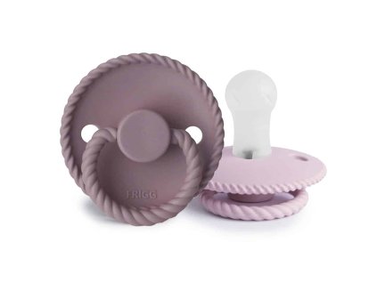 DVOJBALENIE CUMLÍKOV FRIGG ROPE TWILIGHT MAUVE/ SOFT LILAC, 0-6M, SILIKÓN