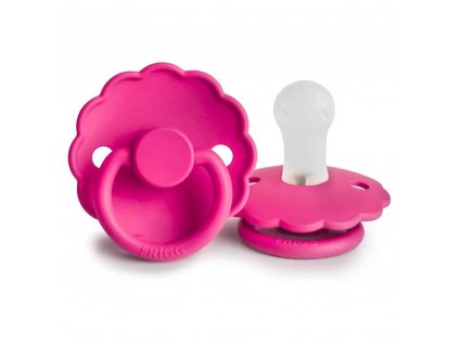 OKRÚHLY CUMLÍK FRIGG DAISY FUCHSIA, 0-6M, SILIKÓN